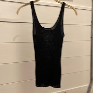 Theory Black Slinky Tank/Camisole Size P